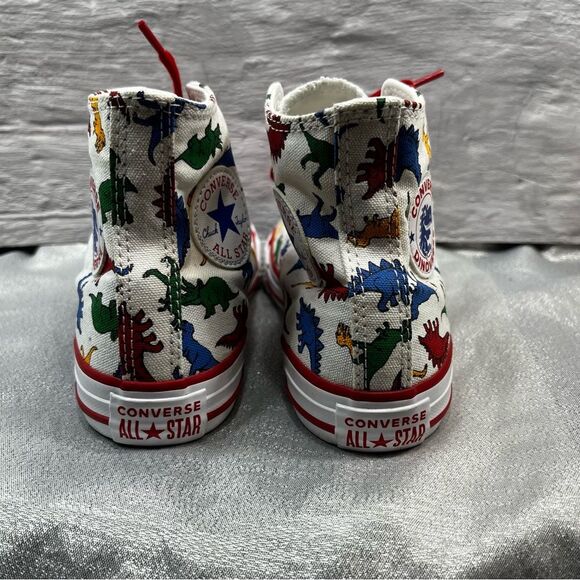 Chuck Taylor Converse Dinoverse Hi-Tops - Junior Size 2 - Picture 5 of 8